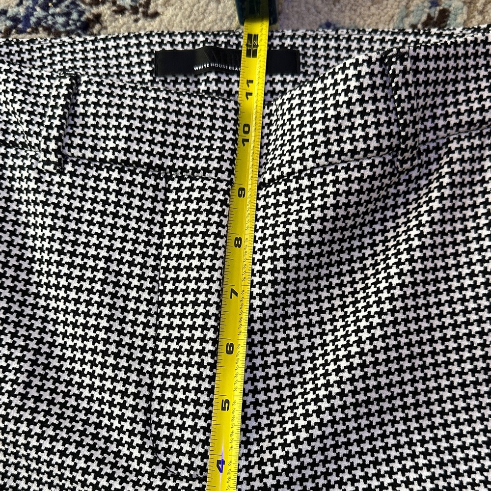 WHBM White House Black Market Houndstooth Dress Pants NWOT Sz 4 - Picture 5 of 10